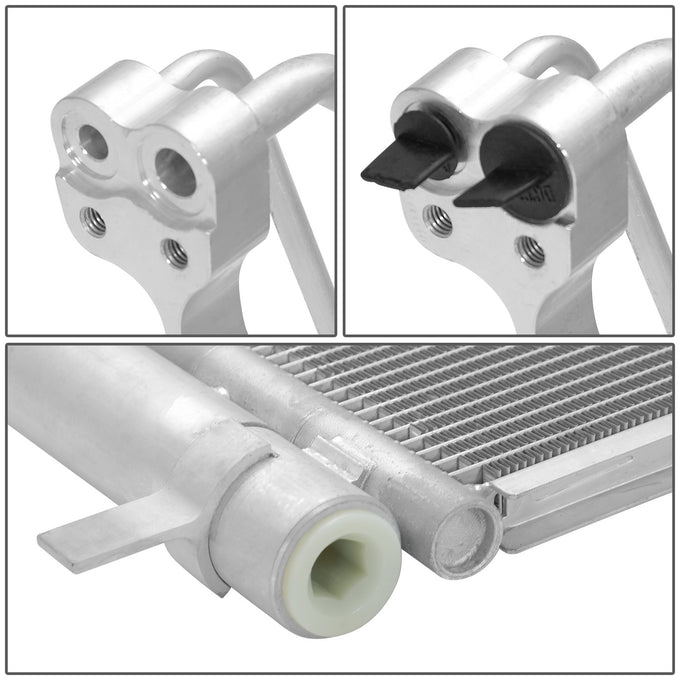 Factory Style A/C Condenser <BR> 19-21 Hyundai Veloster, 20-21 Kia Soul 1.6L