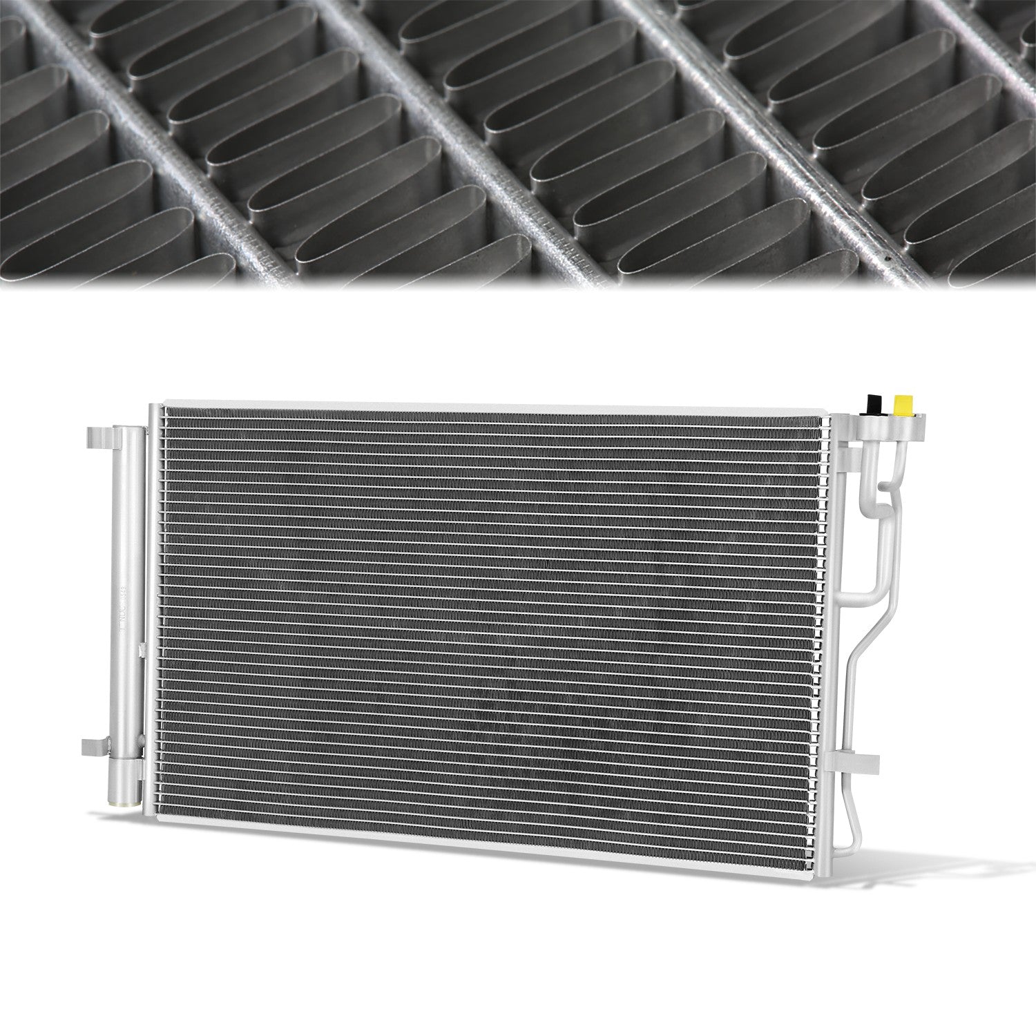 Factory Style Aluminum A/C Condenser <BR>18-21 Hyundai Kona 2.0L