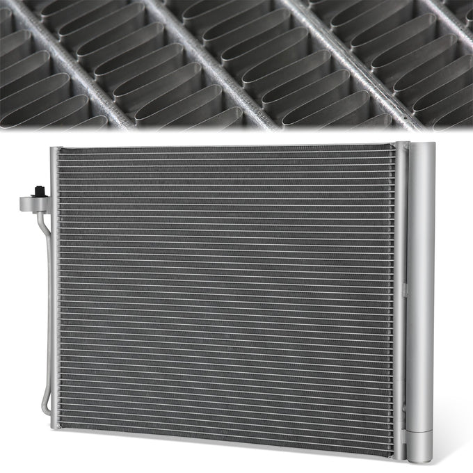Factory Style A/C Condenser <BR>19-21 Hyundai Veloster, 20-24 Kia Soul