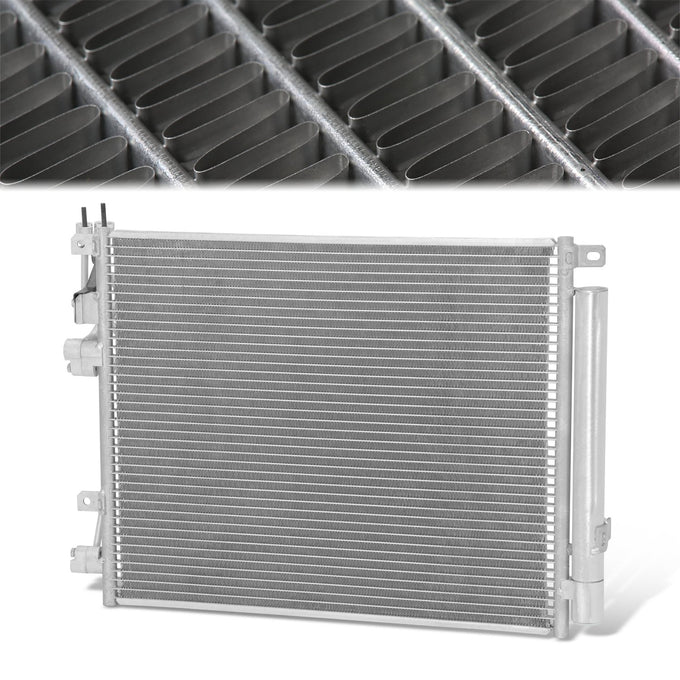 Factory Style A/C Condenser <BR> 15-17 Hyundai Sonata