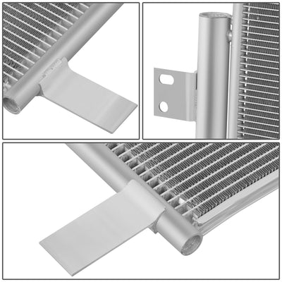 Factory Style Aluminum A/C Condenser <BR>20-24 Ford Explorer, Police Interceptor Utility, Lincoln Aviator