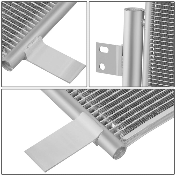 Factory Style Aluminum A/C Condenser <BR>20-24 Ford Explorer, Police Interceptor Utility, Lincoln Aviator