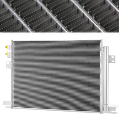 Factory Style Aluminum A/C Condenser <BR>20-24 Ford Explorer, Police Interceptor Utility, Lincoln Aviator