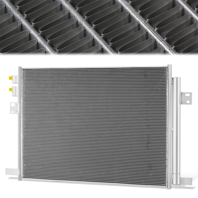 Factory Style Aluminum A/C Condenser <BR>20-24 Ford Explorer, Police Interceptor Utility, Lincoln Aviator