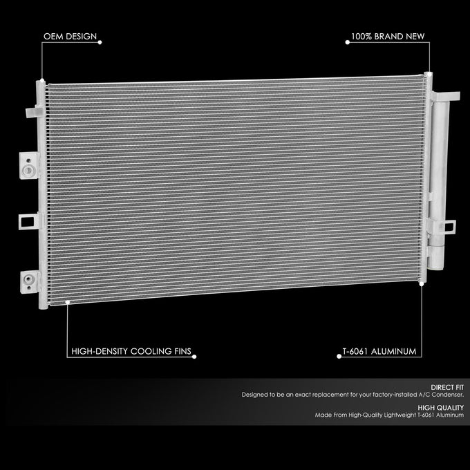 Factory Style A/C Condenser <BR> 20-24 Ford Escape, Maverick, Lincoln Corsair