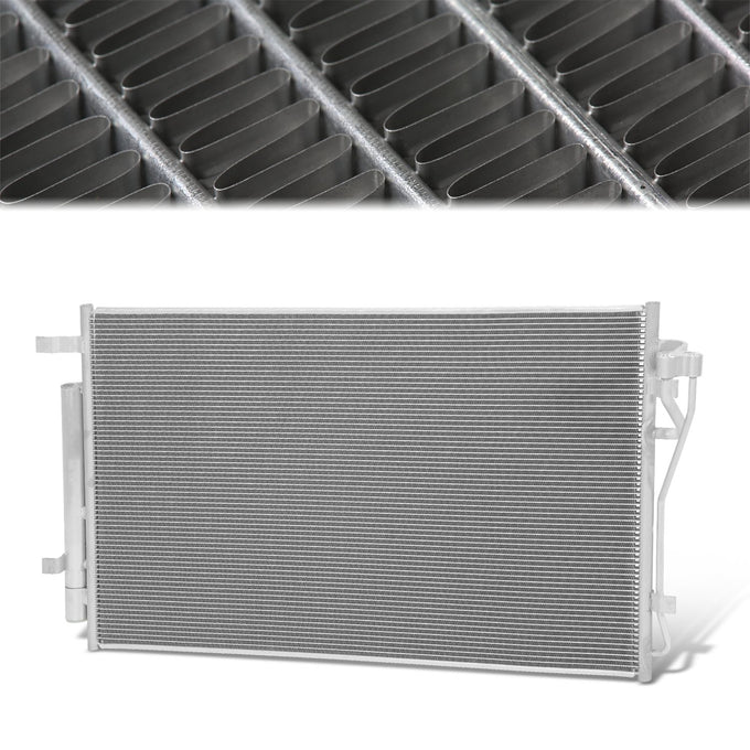 Factory Style A/C Condenser <BR> 20-22 Hyundai Sonata 2.5L