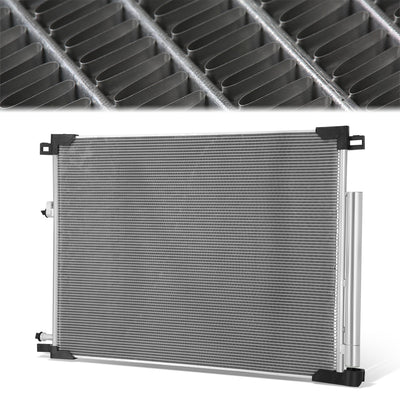 Factory Style Aluminum A/C Condenser <BR>20-22 Toyota Highlander 3.5L V6