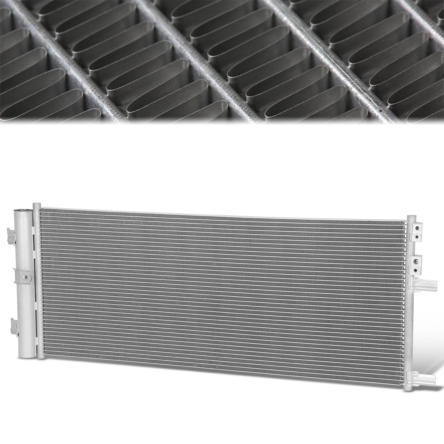 Factory Style A/C Condenser <BR> 20-24 Chevy/GMC Silverado Sierra 2500 3500 6.6L