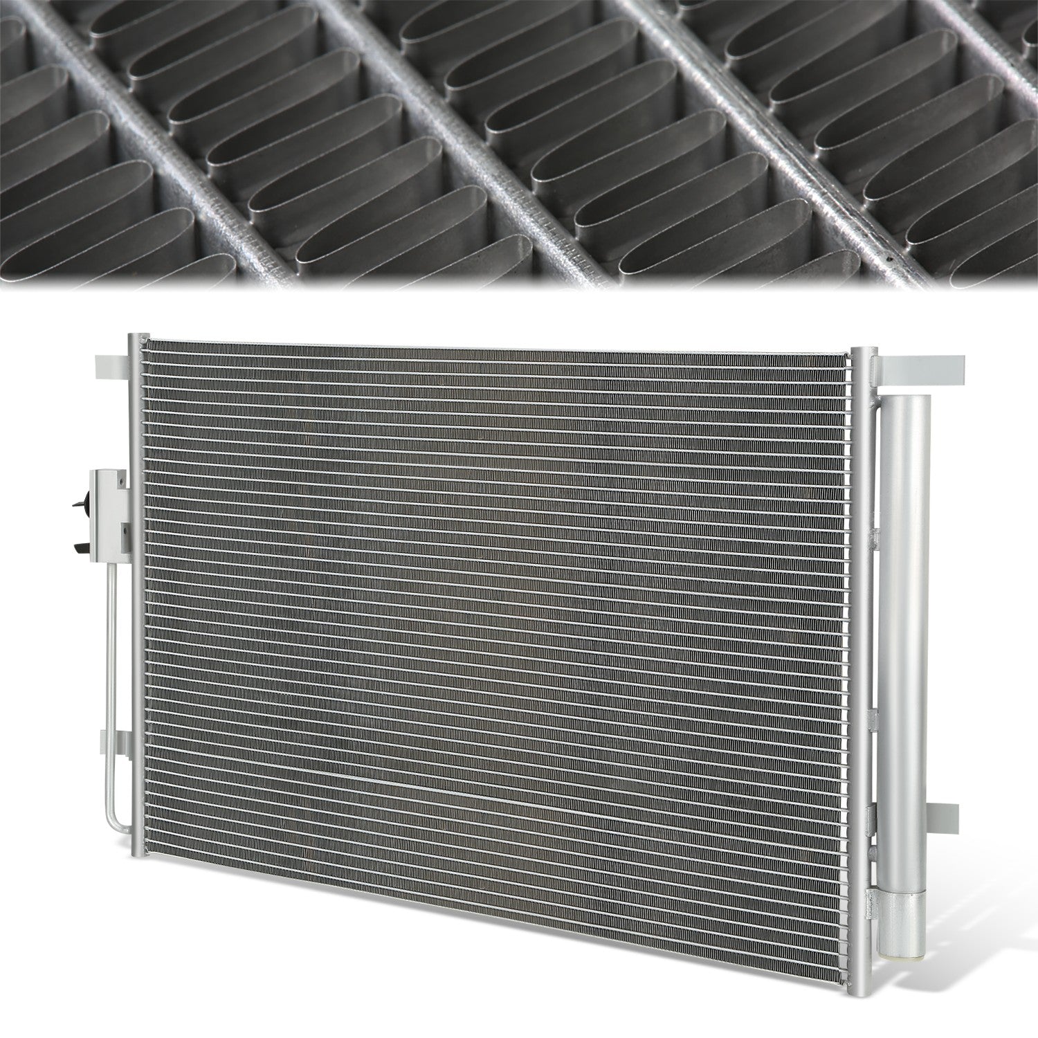 Factory Style Aluminum A/C Condenser <BR>16-18 Kia Sorento