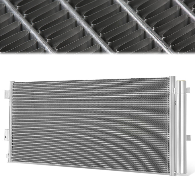 Factory Style Aluminum A/C Condenser <BR>21-24 Ford Bronco Sport