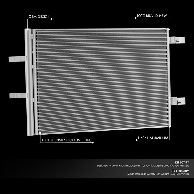 Factory Style Aluminum A/C Condenser <BR>21-24 Nissan Rogue