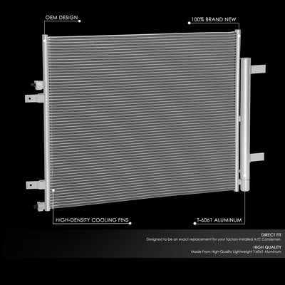 Factory Style A/C Condenser <BR> 20-22 Ford F-250 F-350 F-450 Super Duty 7.3L