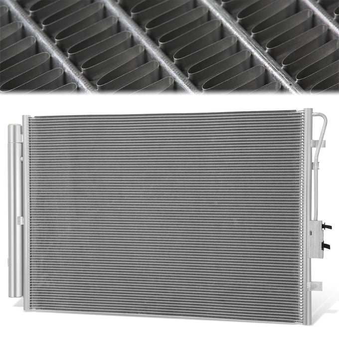 Factory Style Aluminum A/C Condenser <BR>21-24 Hyundai Palisade