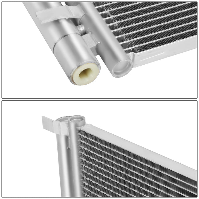 Factory Style Aluminum A/C Condenser <BR>20-24 Hyundai Sonata