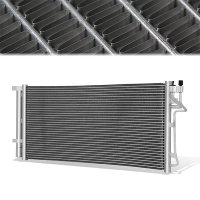 Factory Style Aluminum A/C Condenser <BR>20-24 Hyundai Sonata