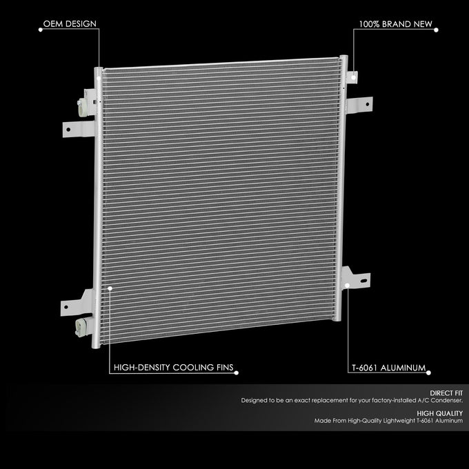 Factory Style A/C Condenser <BR> 20-22 Infiniti QX80, Nissan Armada