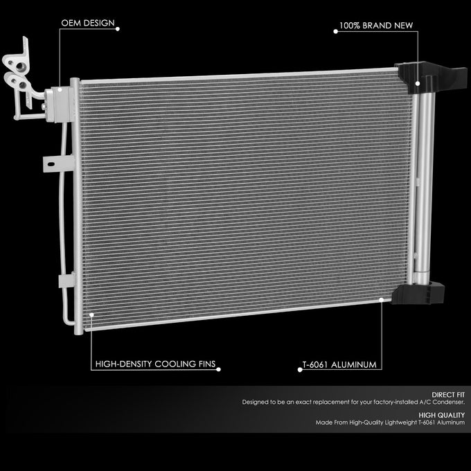 Factory Style A/C Condenser <BR> 22-24 Nissan Frontier