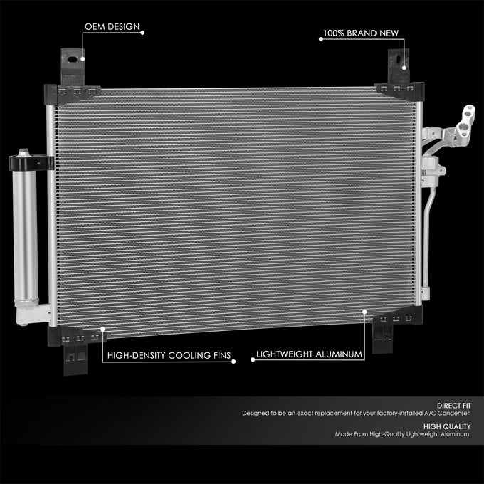 Factory Style A/C Condenser <br> 22-24 Infiniti Qx60,Nissan Pathfinder