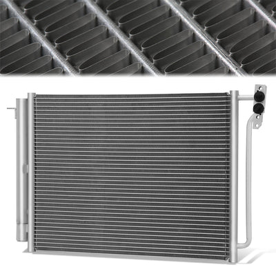 Factory Style Aluminum A/C Condenser <BR>00-06 BMW X5