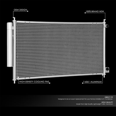 Factory Style A/C Condenser <BR>04-08 Acura TSX
