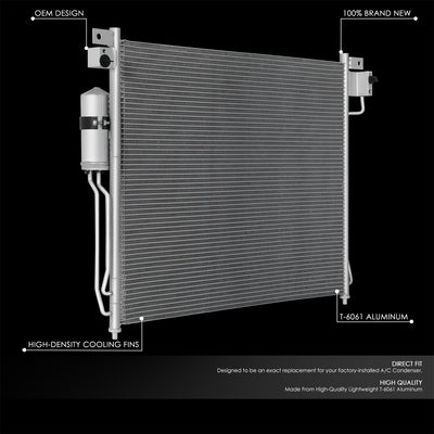 Factory Style A/C Condenser <BR>05-07 Nissan Pathfinder, 2005 Xterra