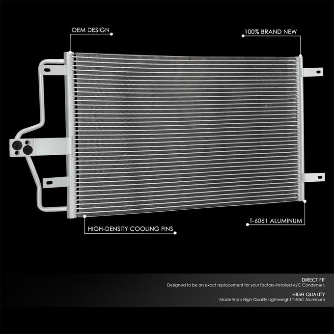 Factory Style Aluminum A/C Condenser <BR>05-12 Ford Escape, 06-11 Mercury Mariner
