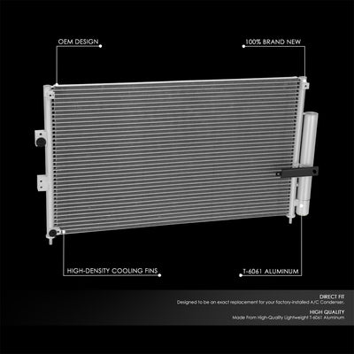 Factory Style Aluminum A/C Condenser <BR>06-11 Honda Civic 1.8L Sedan