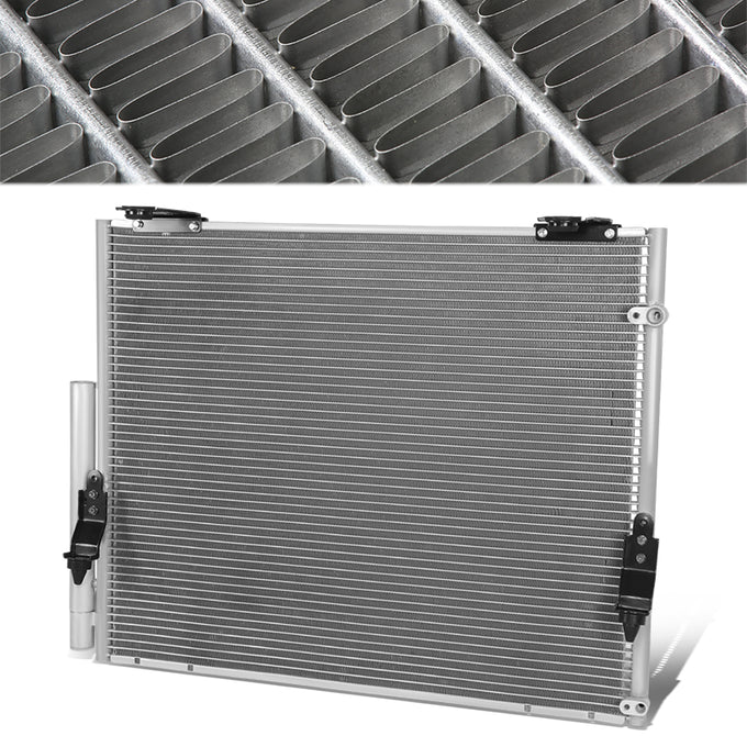 Factory Style Aluminum A/C Condenser <BR>08-19 Toyota Sequoia, 07-19 Tundra