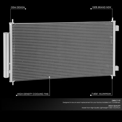 Factory Style A/C Condenser <BR> 07-11 Honda CR-V