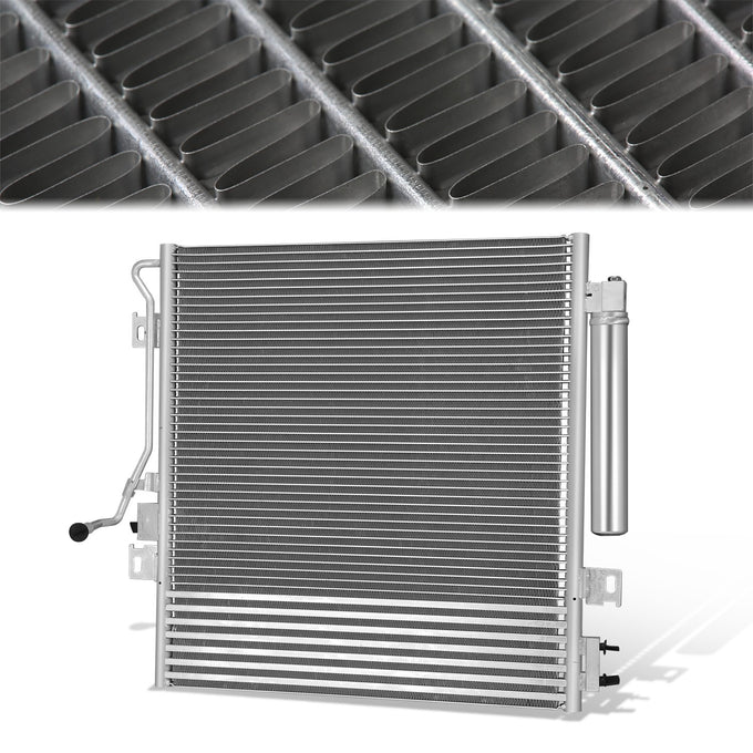 Factory Style Aluminum A/C Condenser <BR>08-12 Jeep Liberty