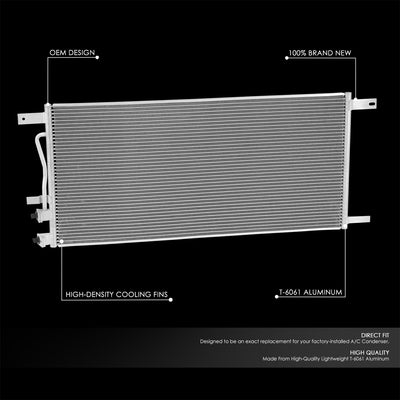 Factory Style Aluminum A/C Condenser <BR>08-10 Ford F250-F550 Super Duty 6.4L