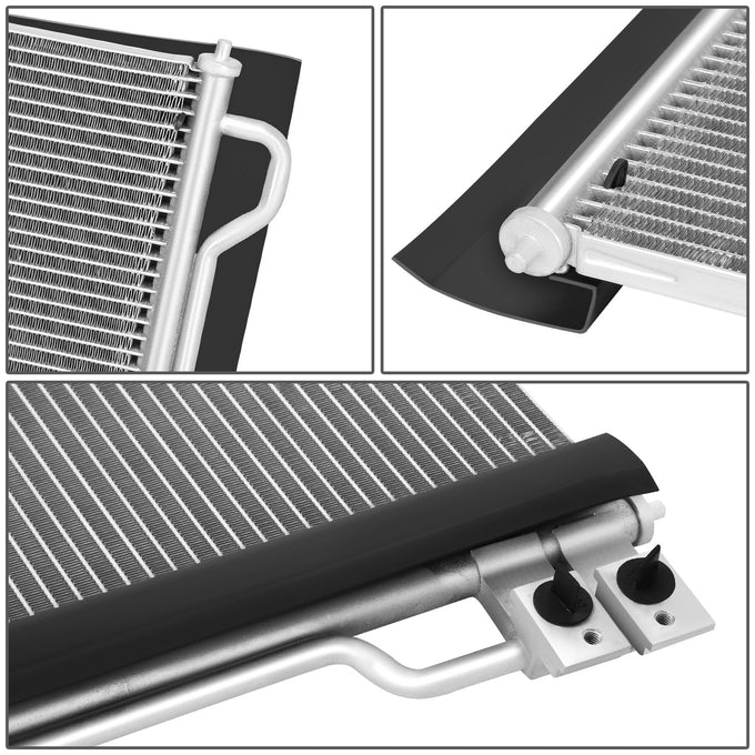 Factory Style Aluminum A/C Condenser <BR>08-14 Ford E-150, E-250, E-350, E-450
