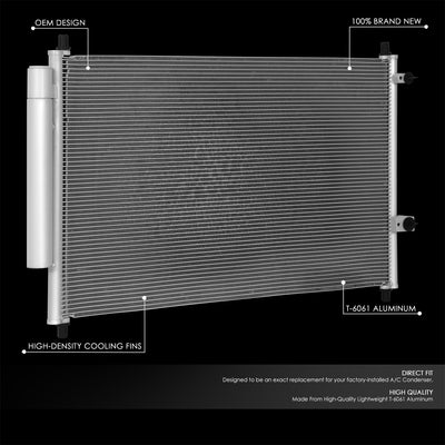 Factory Style A/C Condenser <BR>11-16 Scion tC, 09-19 Toyota Corolla, 09-14 Matrix