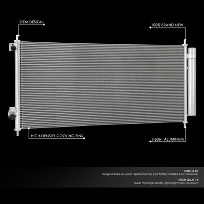 Factory Style Aluminum A/C Condenser <BR>09-13 Honda Fit