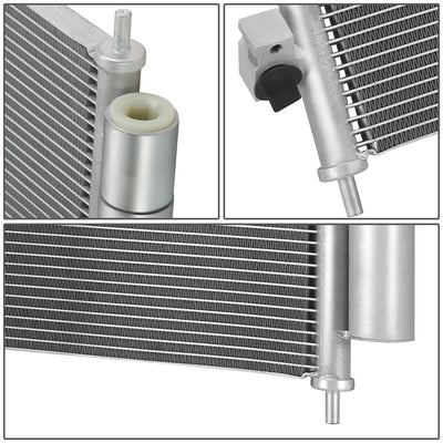 Factory Style Aluminum A/C Condenser <BR>09-13 Honda Fit