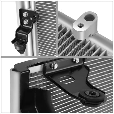 Factory Style Aluminum A/C Condenser <BR>08-21 Lexus LX570, Toyota Land Cruiser