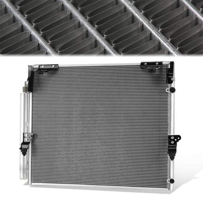 Factory Style Aluminum A/C Condenser <BR>08-21 Lexus LX570, Toyota Land Cruiser