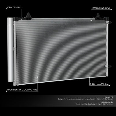 Factory Style A/C Condenser <BR>11-16 Toyota Sienna