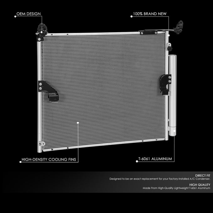Factory Style A/C Condenser <BR> 10-20 Toyota 4Runner