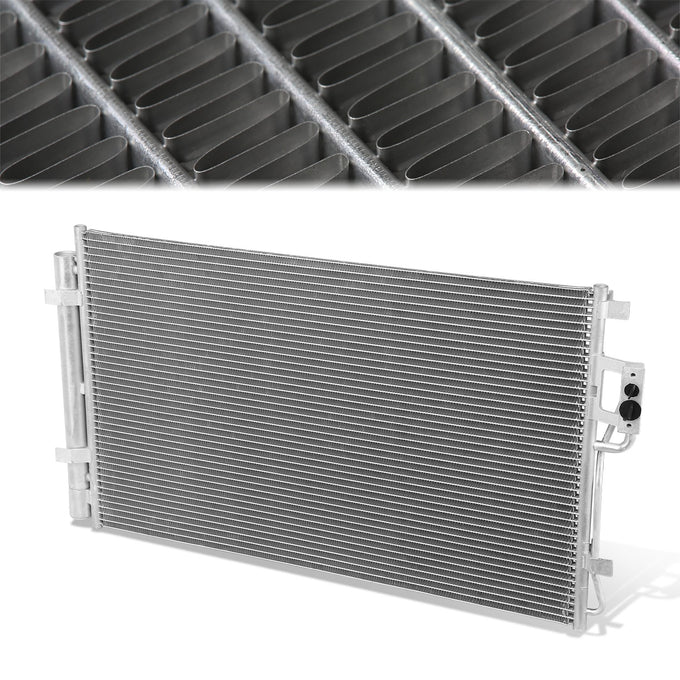 Factory Style Aluminum A/C Condenser <BR>10-12 Hyundai Santa Fe, 11-15 Kia Sorento