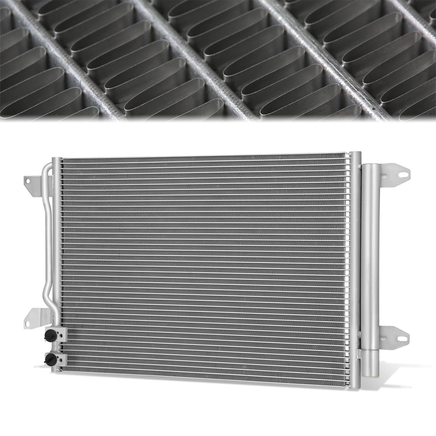 Factory Style Aluminum A/C Condenser <BR>12-19 Volkswagen Beetle, 09-16 Jetta