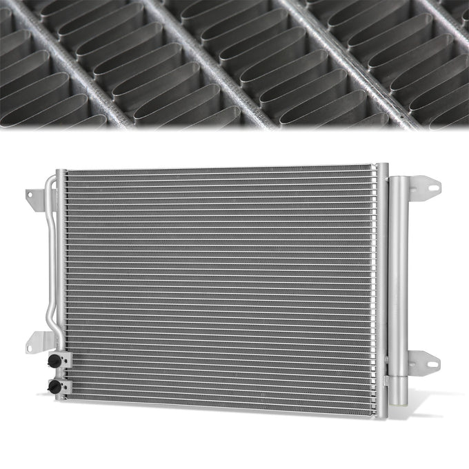 Factory Style Aluminum A/C Condenser <BR>12-19 Volkswagen Beetle, 09-16 Jetta