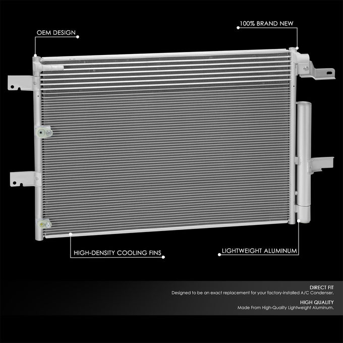 Factory Style A/C Condenser <BR> 11-14 Ford Edge, 11-15 Lincoln MKX