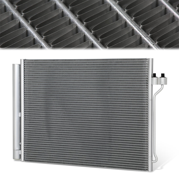 Factory Style A/C Condenser <BR>2011 BMW 528i, 11-16 550i, 10-17 550i GT, 12-19 650i