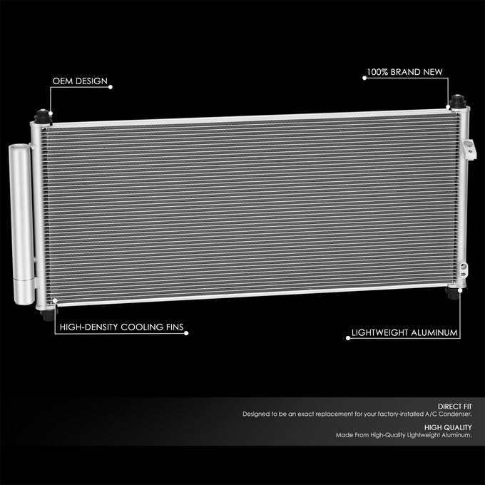 Factory Style A/C Condenser <br> 11-16 Honda Cr-Z