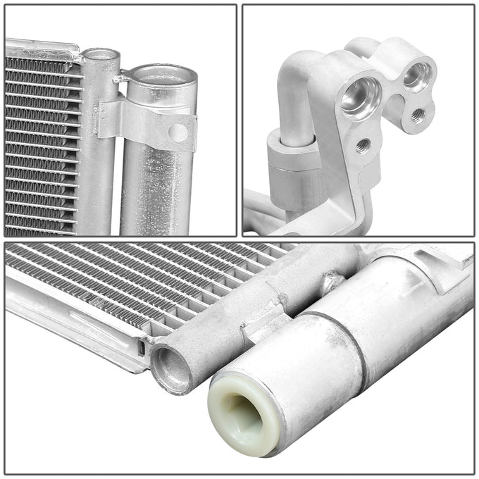Factory Style Aluminum A/C Condenser <BR>10-12 Hyundai Genesis Coupe 3.8L