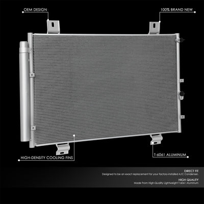 Factory Style A/C Condenser <BR>08-13 Toyota Highlander