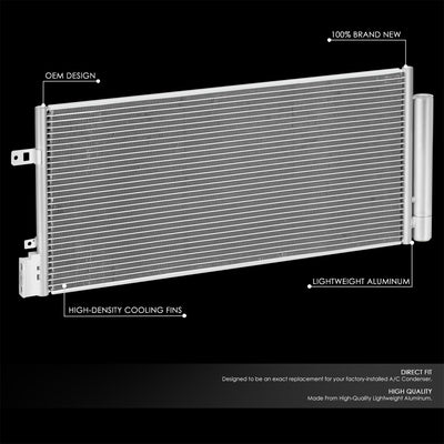 Factory Style A/C Condenser <BR> 12-20 Chevy Sonic