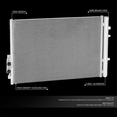 Factory Style Aluminum A/C Condenser <BR>11-12 BMW X3