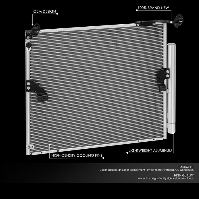 Factory Style A/C Condenser <BR> 10-19 Lexus GX460